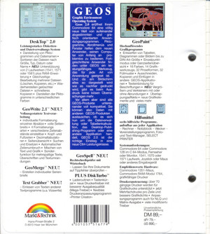 Markt u Technik Buch GEOS 2.0 deutsch Bild 3
