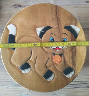 Motiv Katze - Kinderhocker, Schemel, Kinderstuhl Bild 4