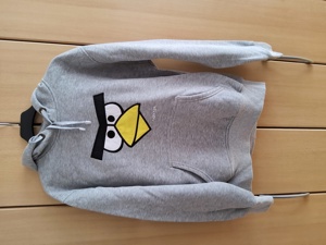 Hoodie "Angry Birds" - grau - L