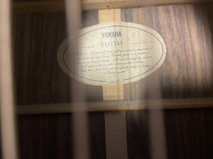 Gebrauchte Yamaha FG-345 Westerngitarre Bild 4