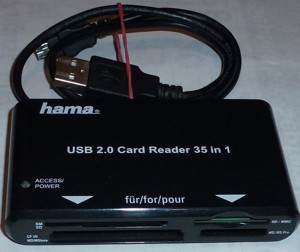 Hama Kartenleser USB 2.0 35-in-1 Kartenlesegerät 