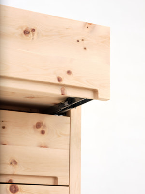 Zirben Kommode - Handarbeit - 4cm Rahmenstärke - Massivholz Bild 6