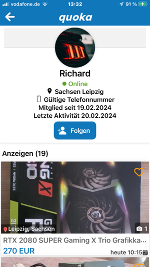 Achtung - Betrüger!!! Ehemals Richard, jetzt unter dem Pseudonym Thomas Stillhard Bild 4