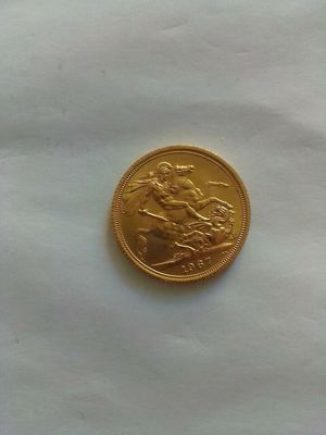 1 Sovereign 1967 Elisabeth II - Gold 7,98 g - Prägefrisch - Rarität Bild 2