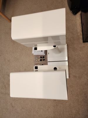  ELAC BS312 Regallautsprecher Paar weiß mit LS 70 II Lautsprecherständer  Bild 5
