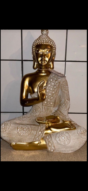 Buddha XXL sitzend  Bild 7