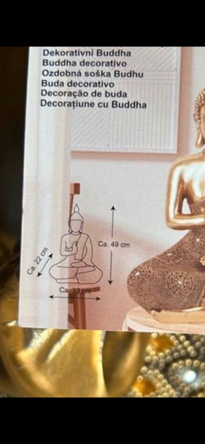 Buddha XXL sitzend  Bild 3