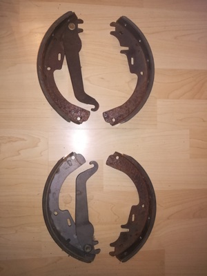 OPEL Rekord E und Commodore C Bremsbeläge   Bremsbackensatz hinten