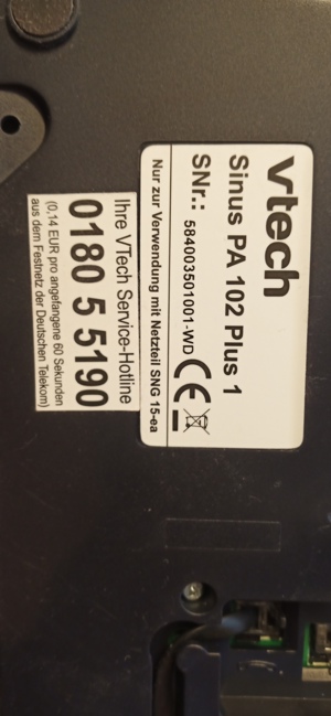 Gigaset E290 HX Telefon Senioren Festnetz mit 3x Mobilteilen und großen Tasten Bild 4
