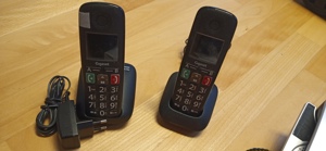 Gigaset E290 HX Telefon Senioren Festnetz mit 3x Mobilteilen und großen Tasten Bild 3