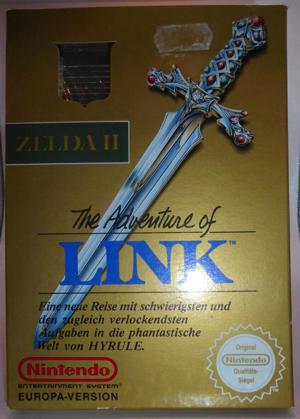  nintendo nes -zelda ii "the adventure of link"  pal b - 100% orig. cib !!! Bild 1