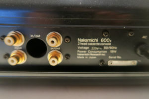  nakamichi 600 ii, 2 head cassette console, völlig intakt,+ abdeckung, top !! Bild 5
