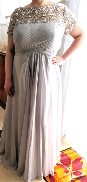 Brautmutter-Kleid, festliches Kleid, lang, Größe 44 46 Bild 5