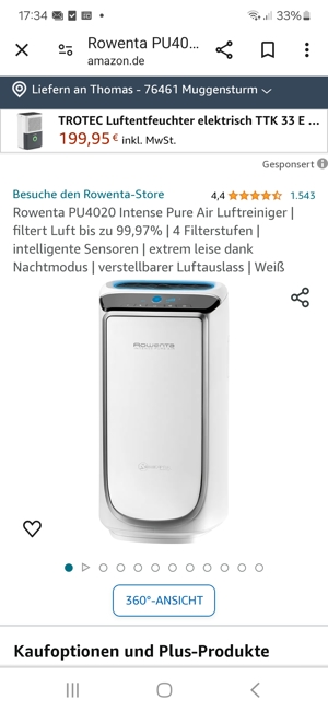 Luftreiniger Rowenta