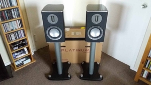 Monitor Audio Platinum PL100 Speakers & Matching Stands Bild 1
