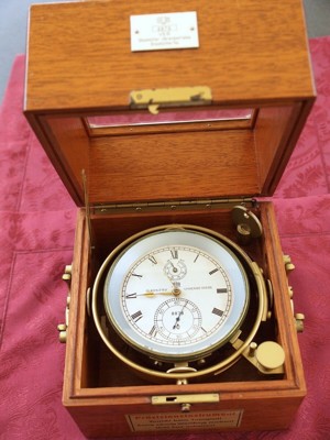 Marine Chronometer, GUB Glashütter Uhrenbetriebe Glashütte Sa No. 8878, Bild 1