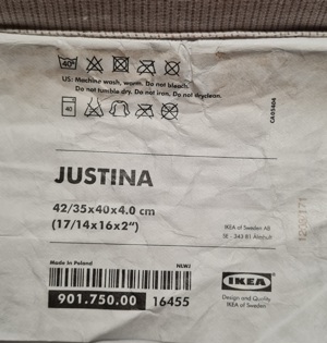 IKEA Justina 8 Stuhlkissen Bild 3