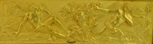Äußerst Seltene Prunk PenduleGeflügelte Puttis Kristall-Malachit Paris um 1810 Bild 7