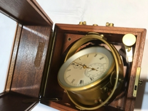 GLASHÜTTE Marinechronometer ca. 70er Jahre Läuft gut Bild 7