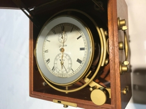 GLASHÜTTE Marinechronometer ca. 70er Jahre Läuft gut Bild 5