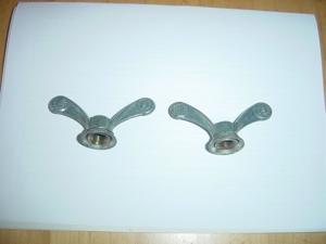 2 x Huret Flügelmuttern Vorderrad Oldtimer Retro Vintage kostenloser Versand