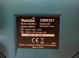 Makita DMR301 Bauradio-Akku mit Ladefunktion Gebrauch Bild 3