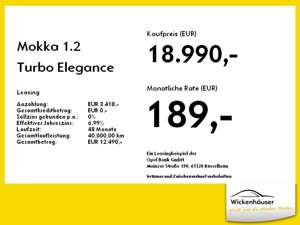 Opel Mokka 1.2 Turbo Elegance FLA SpurW LM KAM LED Bild 4