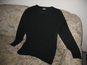 Schwarzer Damen-Pullover - Größe 46 Bild 1