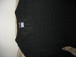 Schwarzer Damen-Pullover - Größe 46 Bild 2