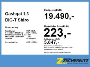 Nissan Qashqai 1.3 DIG-T Shiro Navi FLA SpurH LM PDC Bild 3