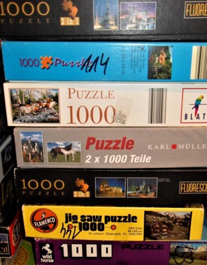 Puzzle verschiedene Teile  ab 500 Stück bis 1500 Stück  bei Abnahme von 5 Stück eins Gratis  Bild 3