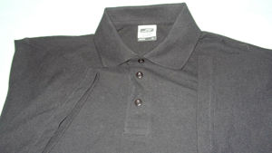 KA James Nicholson Poloshirt Gr. M schwarz 65Polyester 45Baumwolle wenig getragen Kleidung Herren  G Bild 4