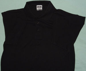 KA James Nicholson Poloshirt Gr. M schwarz 65Polyester 45Baumwolle wenig getragen Kleidung Herren  G Bild 3