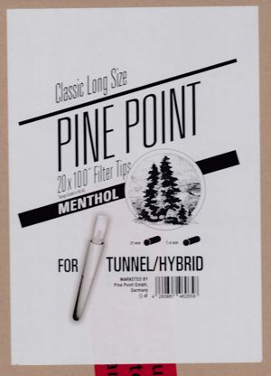 Pine Point 20 x 100 Menthol Filter 7,4mm Bild 2