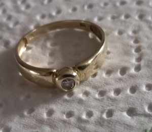 Damen Ring in Gold 585 mit Diamant !!! Bild 4