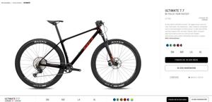BH ULTIMATE 7.7 Mountainbike Fahrrad schwarz-rot NEU - Originalverpackt! Bild 4