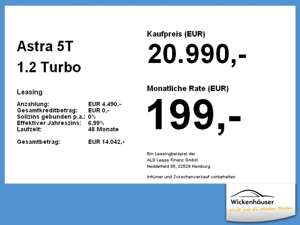 Opel Astra 5T 1.2 Turbo Ultimate ParkAss. 4xSHZ SpurW Bild 4