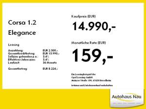 Opel Corsa 1.2 Elegance Sitzheizung Rückfahrkamera Bild 5