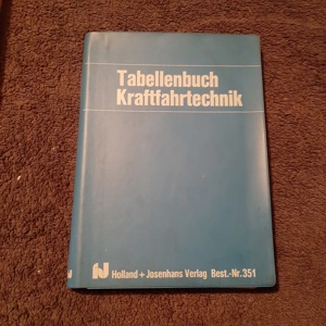 Fach Buch  Tabellenbuch Kraftfahrzeugtechnik 