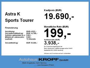 Opel Astra K Sports Tourer 1.2 Turbo  Edition LED Bild 3