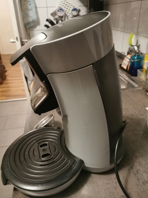 Philips Senseo Kaffeepadmaschine Grau u. 2 Padhalter Bild 4