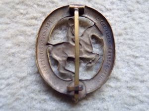 Orden Deutsches Reiterabzeichen in Bronze Bild 2