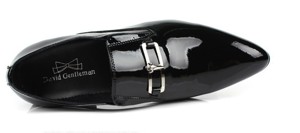 David Gentleman Lackleder Herren Business, Slipper Schuhe Gr. 38 NP.99 VB  Bild 5