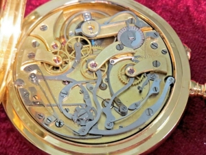 extrem selten ! longines chronograph 19.73n 18k 750 gold taschenuhr 92g ! top Bild 10