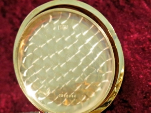 extrem selten ! longines chronograph 19.73n 18k 750 gold taschenuhr 92g ! top Bild 5