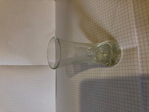 Mini Glasvase mit Schliff Bild 4