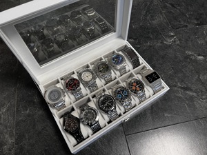 12 x Herren Armbanduhren Uhren + Uhrenbox mit Versand Bild 3