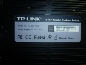 TP-Link 8-Port Gigabit Desktop Switch Nr.153 Bild 2