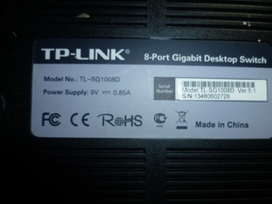 TP-Link 8-Port Gigabit Desktop Switch Nr.153 Bild 3