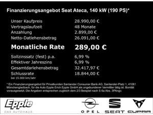 SEAT Ateca 4Drive EU6d-T Xperience 2.0 TSI Allrad AD Navi dig Bild 2